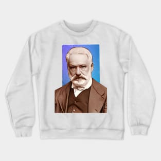 French Writer Victor Hugo illustration Crewneck Sweatshirt